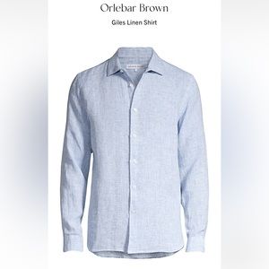 Men’s Orlebar Brown linen shirt